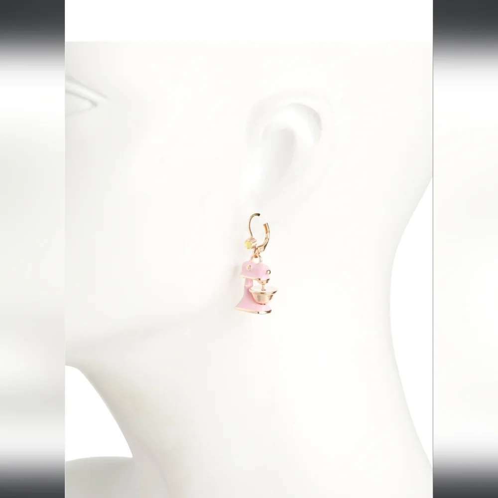 Betsey JohnsonSpring Bunny Cupcake Mismatch Drop Earrings - Picture 2 of 14